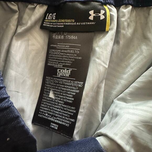 Under Armour Navy Annapolis Naval Academy Windbreaker Pants- L - Picture 4 of 11